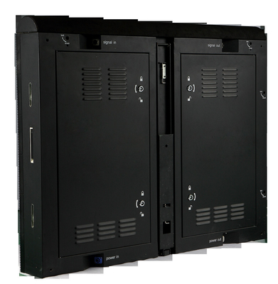 IP65 Outdoor High Brightness P10 Stadium Perimeter LED Display Iron 960X960mm Cabinet