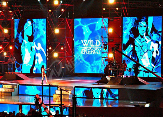 Custom Electronic SMD Curtain Transparent LED Screen Display For Stage And Show