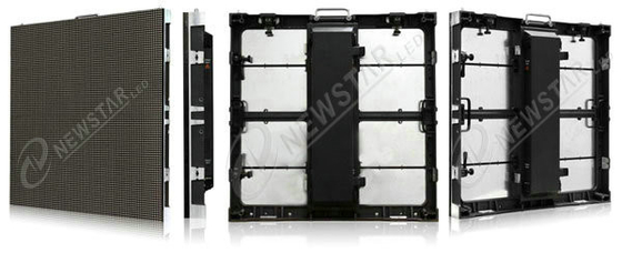 P6.67 ریخته گری آلومینیوم با کیفیت بالا چراغ های LED در فضای باز 640 * 640 میلیمتر کابینه