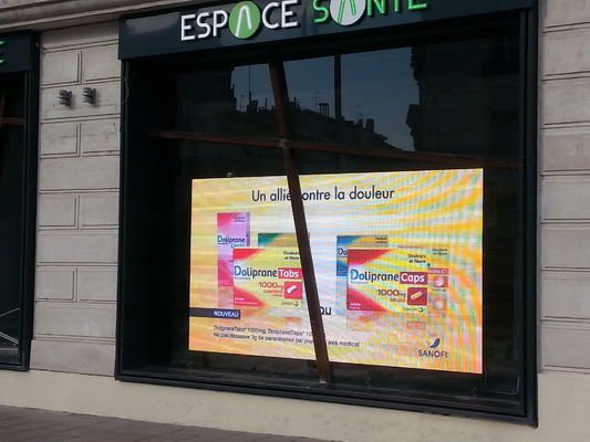 روشنایی بالا P6 پنجره خرید داخلی Full LED Display LED سفارشی