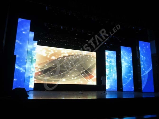P6.25 اجاره LED صفحه نمایش برای صفحه نمایش چراغ های مرحله ای کابینه 500mm × 500mm