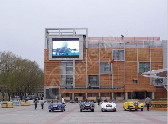 نمایشگر LED فوق العاده نازک P12.5 در فضای باز شفاف نمایش LED آلومینیومی