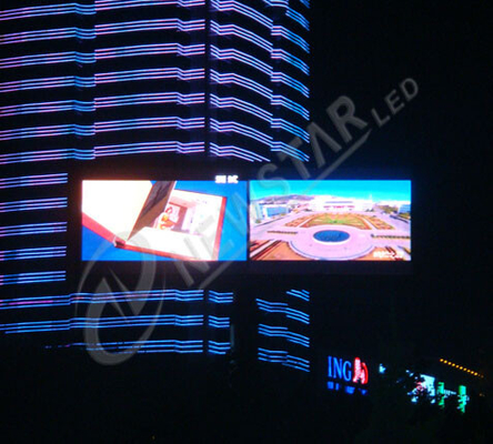 روشنایی ضد آب P10 Billboard LED Display Outdoor 320mm x 160mm